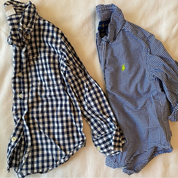 Polo Ralph Lauren & Gap Button Downs- Bundle Size 3/4T - Picture 1 of 9